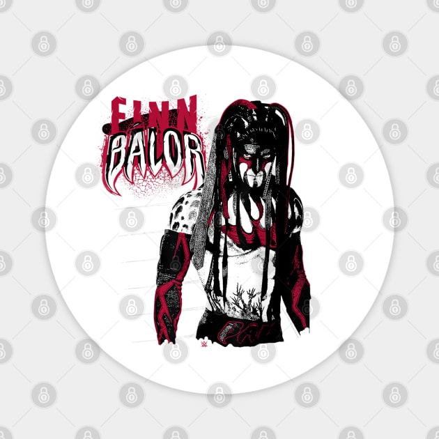 Finn Balor Black And Red Magnet by Holman